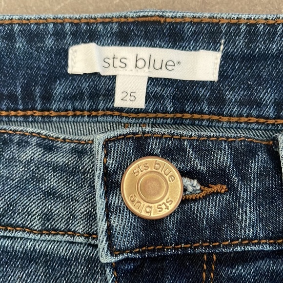 Sts Blue Emily Stretch Denim Miniskirt NWT Size 25 - Picture 6 of 8